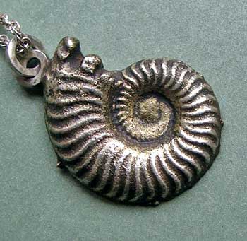 Cast Fossil pendant
